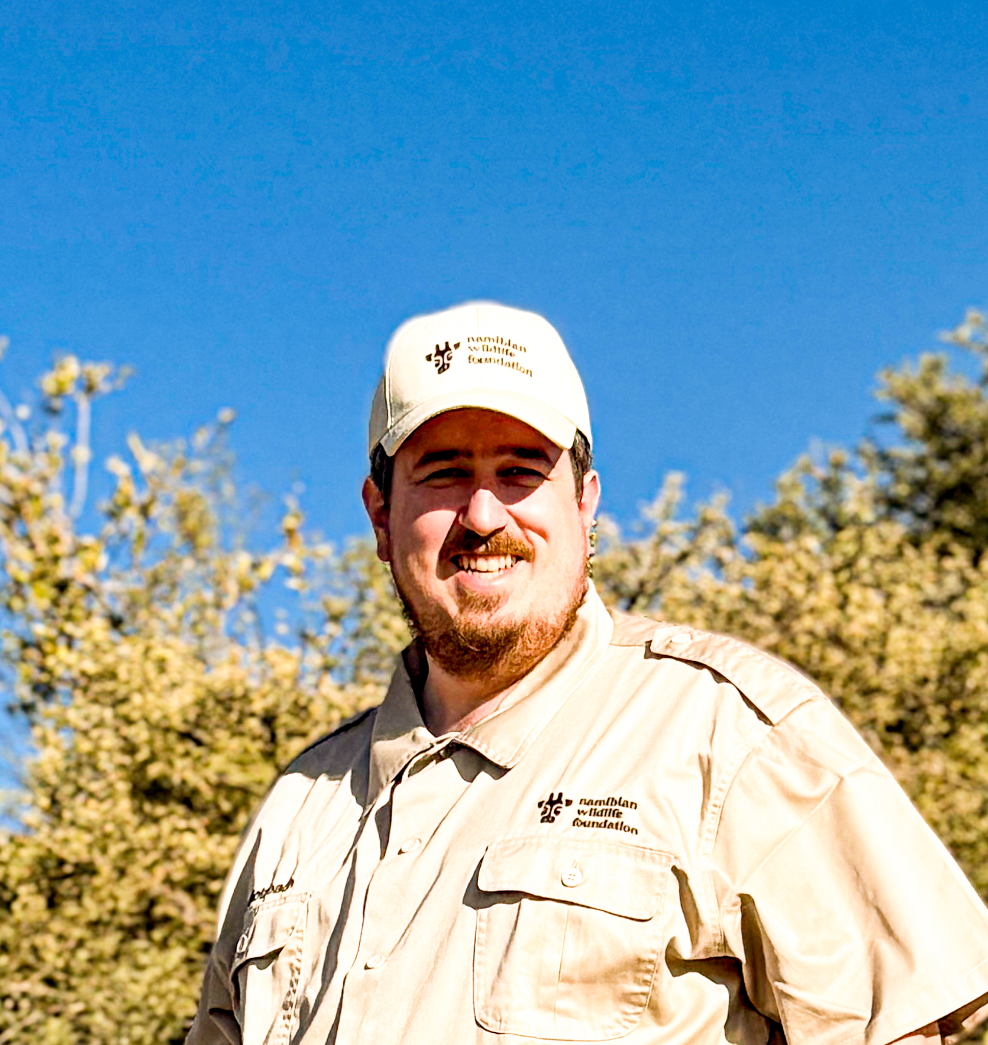 Hagen Glotzbach, Mitgründer der Namibian Wildlife Foundation e.V., in Nahaufnahme – ein Visionär im Einsatz für nachhaltigen Naturschutz in Namibia.