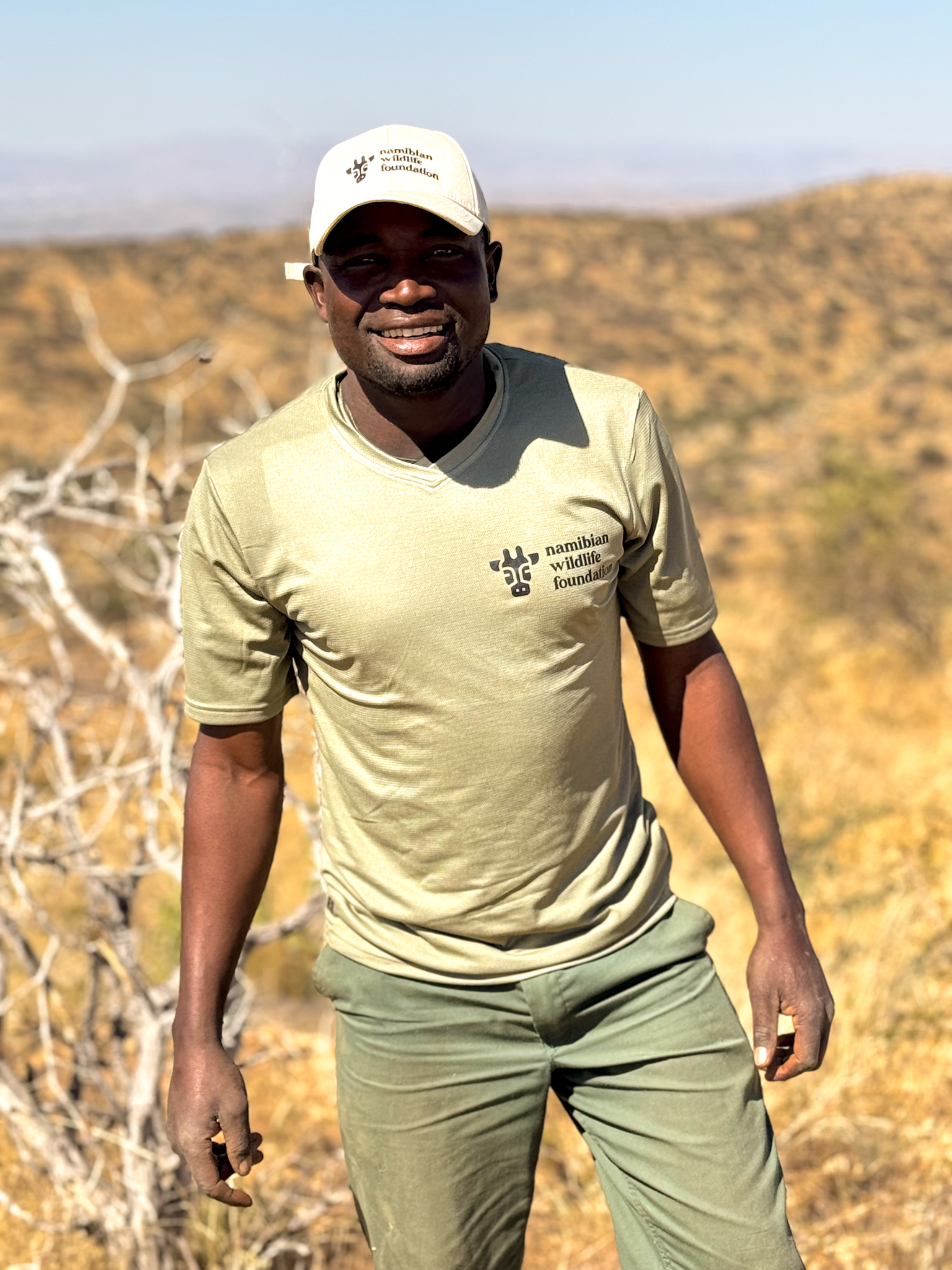 Wildhüter Markus der Namibian Wildlife Foundation im Einsatzgebiet Khomashochland