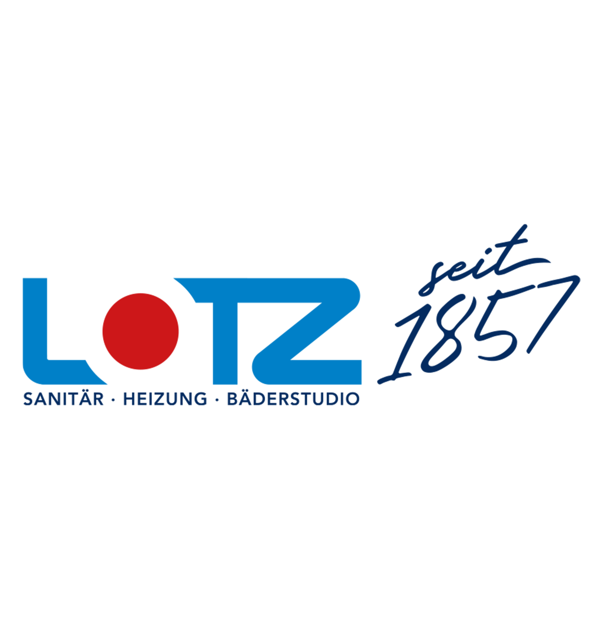 Logo der Lotz Sanitär · Heizung · Bäderstudio GmbH, Partner der Namibian Wildlife Foundation (NWF), die eine Giraffenpatenschaft übernommen und eine Giraffe adoptiert haben, um Naturschutzprojekte in Namibia zu unterstützen.