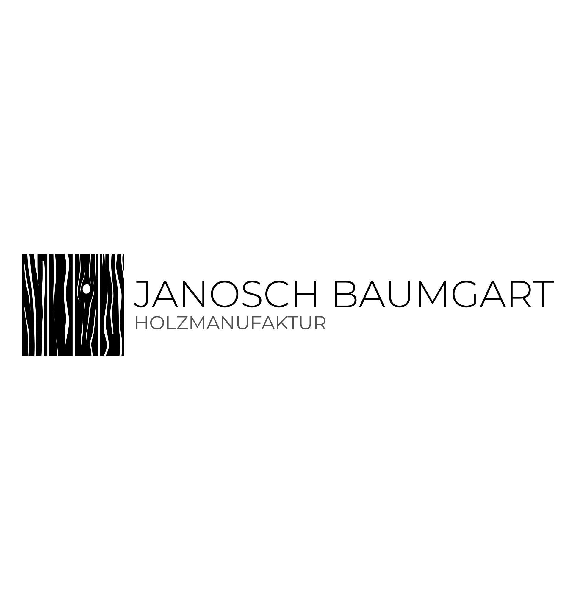 Logo der Janosch Baumgart Holzmanufaktur, Unterstützer der Namibian Wildlife Foundation e. V. (NWF)
